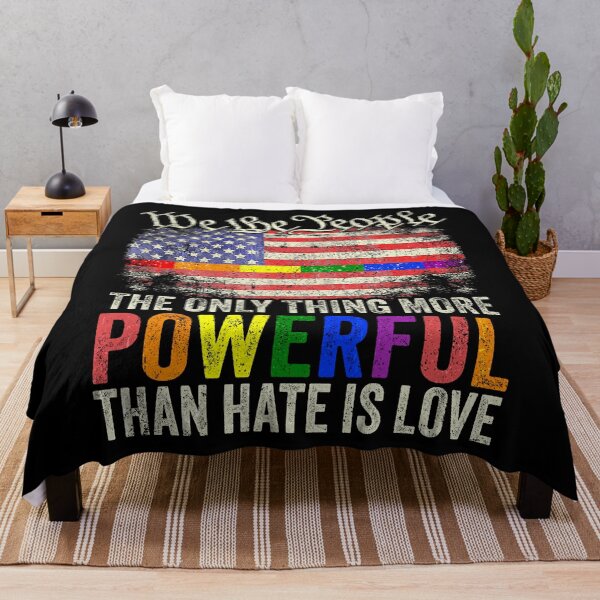 Item preview, The only Thing More Powerful Than Hate is Love designed and sold by MackenzieBin.