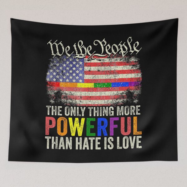 Item preview, The only Thing More Powerful Than Hate is Love designed and sold by MackenzieBin.