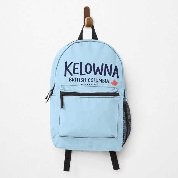 Item preview, Kelowna British Columbia Canada Cute Skyline Landscape Watercolour designed and sold by HowToCanadian.