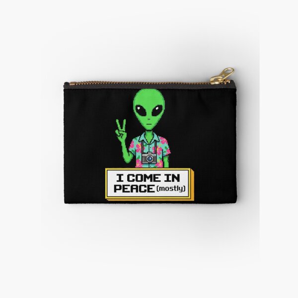 Item preview, Tourist Alien in Hawaiian Shirt – Funny Cute Sci-Fi Design designed and sold by Izzypark13.