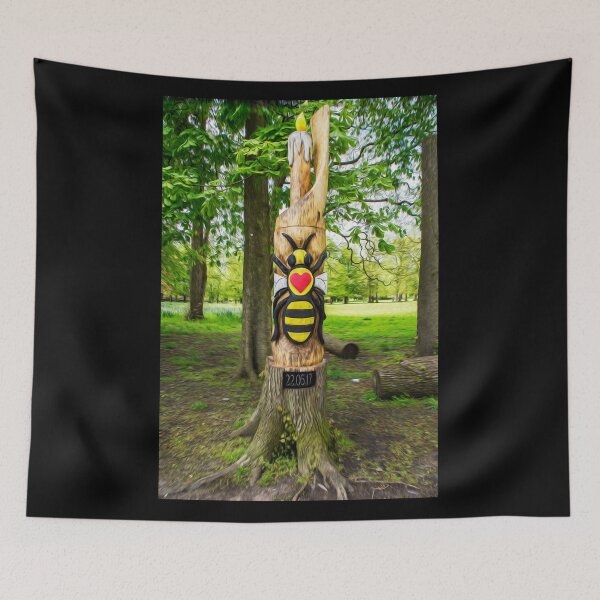 Item preview, Manchester bee wood carving designed and sold by Chrismetal.