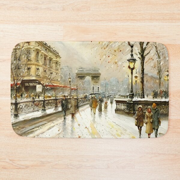 Item preview, Le Louvre and the Passerelle des Arts in the Belle Époque - 03 designed and sold by artdesignsnow.
