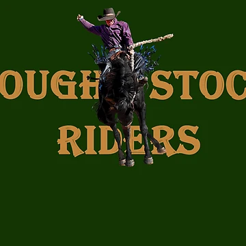 Artwork thumbnail, RODEO ROUGH STOCK RIDER by Barbara Jean Photo Art And Design