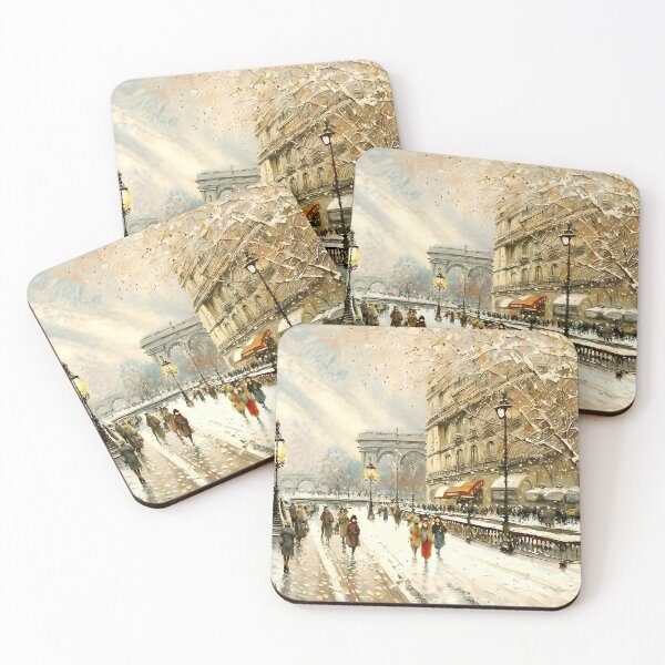 Item preview, Le Louvre and the Passerelle des Arts in the Belle Époque - 02 designed and sold by artdesignsnow.