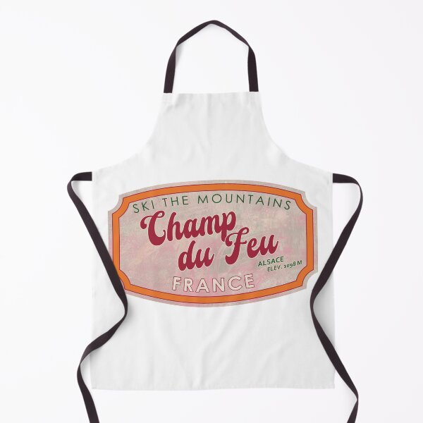 Item preview, Champ du Feu, France, Alsace, Ski, textured skiing badge designed and sold by Wanderful-roads.
