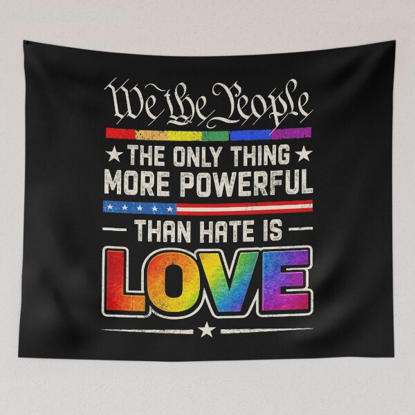 Item preview, The only Thing More Powerful Than Hate is Love designed and sold by MackenzieBin.