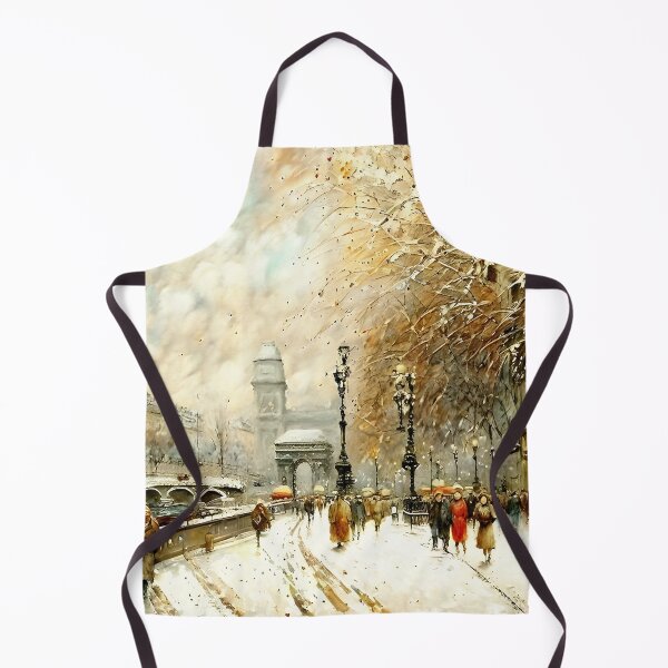 Item preview, Le Louvre and the Passerelle des Arts in the Belle Époque - 01 designed and sold by artdesignsnow.