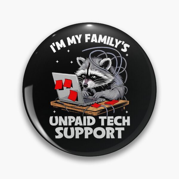 Item preview, I'm My Family's Unpaid Tech Support Tech Guy Meme Graphic designed and sold by averyfisher.