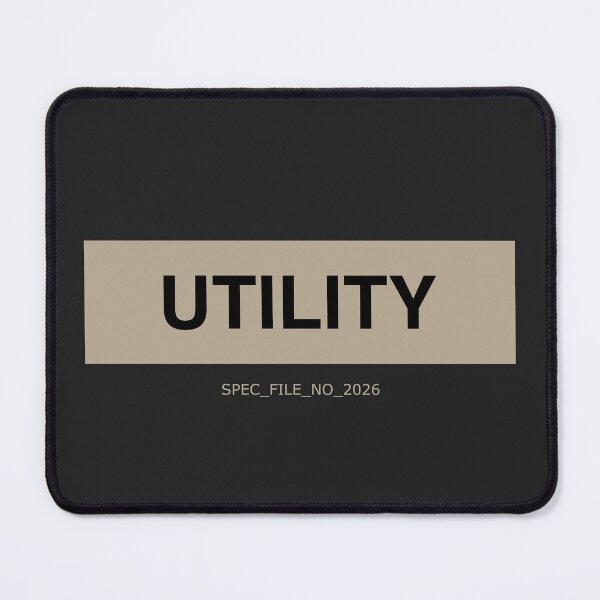 Item preview, Utility Coded Techwear Label Design designed and sold by Mikidesign1988.