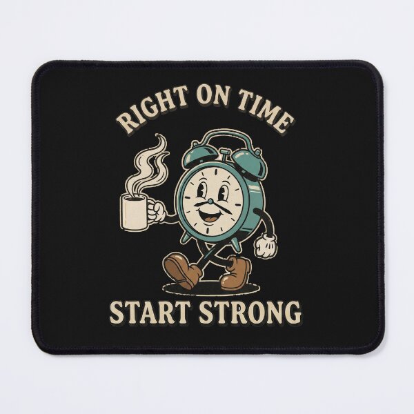 Item preview, Retro 30s Cartoon Coffee Clock - Right On Time designed and sold by AdyKurniawan.
