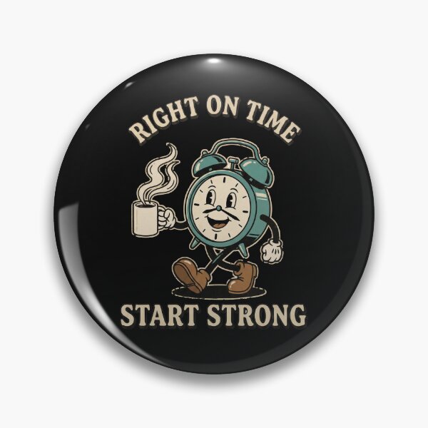 Item preview, Retro 30s Cartoon Coffee Clock - Right On Time designed and sold by AdyKurniawan.