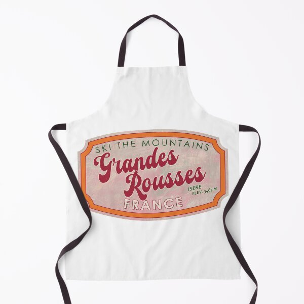 Item preview, Grandes Rousses, France, Isère, Ski, textured skiing badge designed and sold by Wanderful-roads.