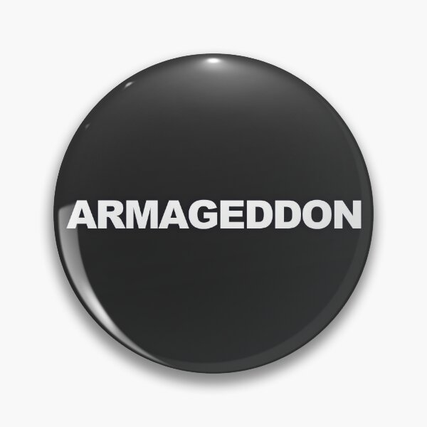Item preview, ARMAGEDDON — White Minimal Bold Type Statement designed and sold by WORDPAUSE.