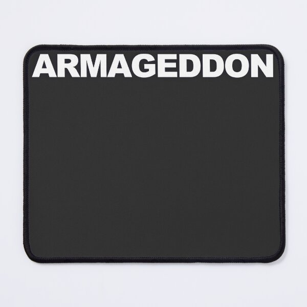 Item preview, ARMAGEDDON — White Minimal Bold Type Statement designed and sold by WORDPAUSE.