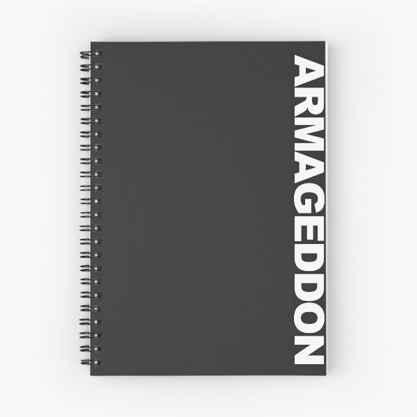 Item preview, ARMAGEDDON — White Minimal Bold Type Statement designed and sold by WORDPAUSE.