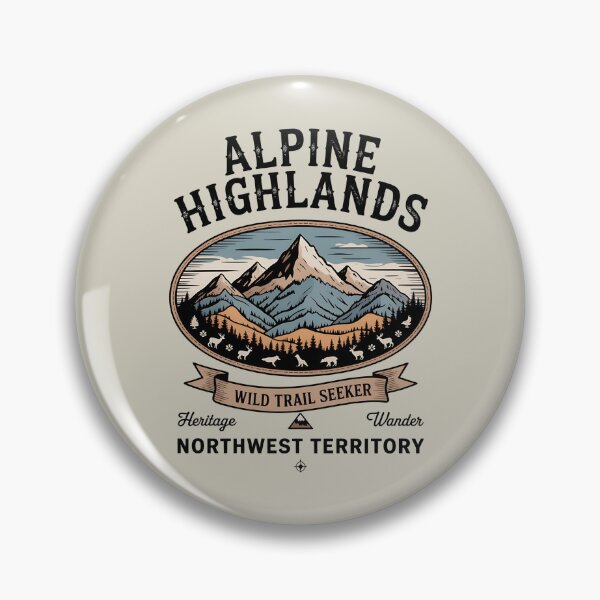 Item preview, vintage travel badge - retro souvenir patch - outdoor adventure - nature aesthetic - mountain scene - alpine vibes - desert adventure - coastal vibes - road trip – wanderlust - hiking lifestyle designed and sold by JansenGS.