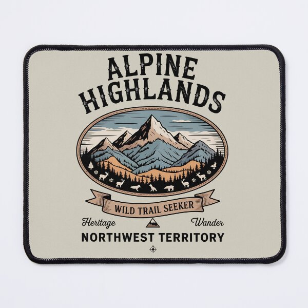 Item preview, vintage travel badge - retro souvenir patch - outdoor adventure - nature aesthetic - mountain scene - alpine vibes - desert adventure - coastal vibes - road trip – wanderlust - hiking lifestyle designed and sold by JansenGS.