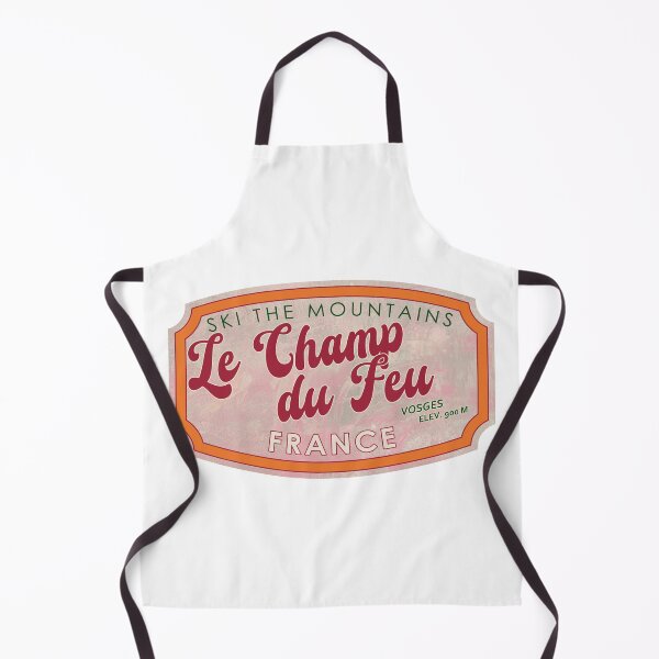 Item preview, Le Champ du Feu, France, Vosges, Ski, textured skiing badge designed and sold by Wanderful-roads.