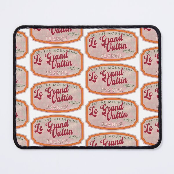 Item preview, Le Grand Valtin, France, Vosges, Ski, textured skiing badge designed and sold by Wanderful-roads.