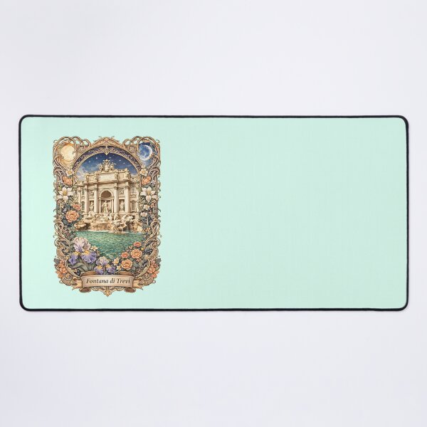 Item preview, Trevi Fountain Rome Wall Art Travel Poster designed and sold by BorgSpareParts.