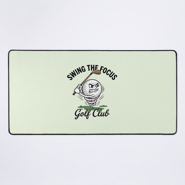 Item preview, Retro Golf Mascot - Swing The Focus Club designed and sold by AdyKurniawan.