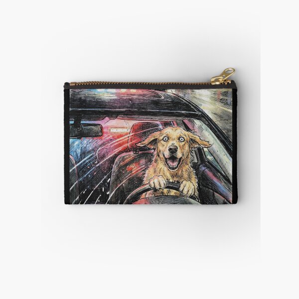 Item preview, Golden Retriever Joyride - Funny Police Chase Sketch designed and sold by AdyKurniawan.
