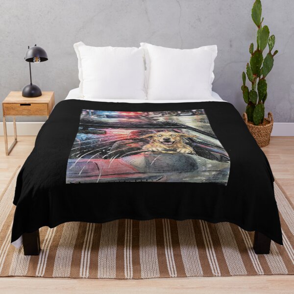 Item preview, Golden Retriever Joyride - Funny Police Chase Sketch designed and sold by AdyKurniawan.
