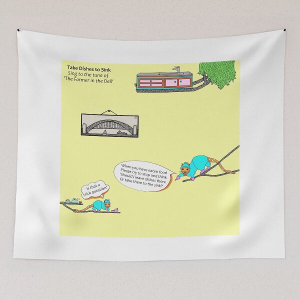Item preview, Take Dishes to the Sink - The Farmer in the Dell designed and sold by tuneinwithamy.