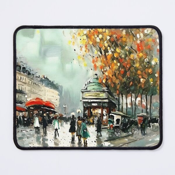 Item preview, La Rue Lafayette and Square Montholon designed and sold by artdesignsnow.