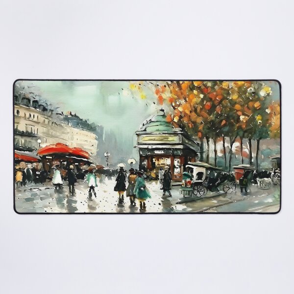 Item preview, La Rue Lafayette and Square Montholon designed and sold by artdesignsnow.