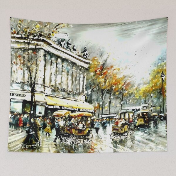 Item preview, Boulevard des Capucines with La Madeleine designed and sold by artdesignsnow.