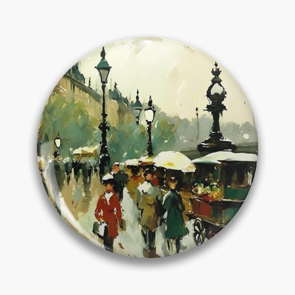 Item preview, La Gare d’Orléans and the Quai d’Orsay in Soft Haze - 03 designed and sold by artdesignsnow.