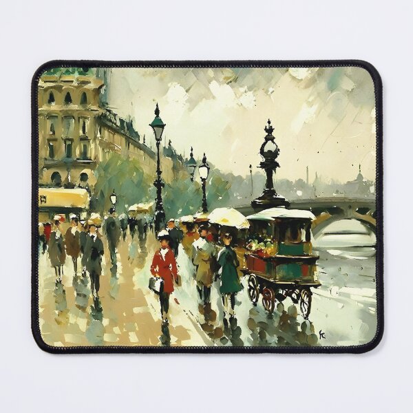 Item preview, La Gare d’Orléans and the Quai d’Orsay in Soft Haze - 03 designed and sold by artdesignsnow.