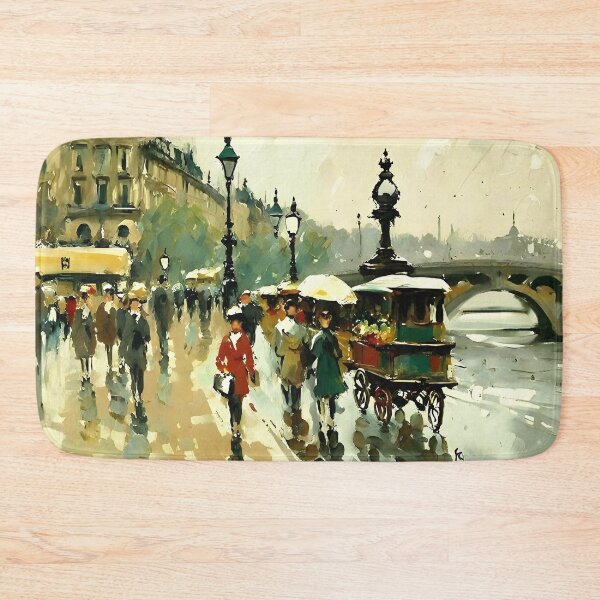 Item preview, La Gare d’Orléans and the Quai d’Orsay in Soft Haze - 03 designed and sold by artdesignsnow.