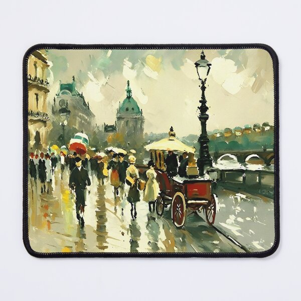 Item preview, La Gare d’Orléans and the Quai d’Orsay in Soft Haze - 02 designed and sold by artdesignsnow.