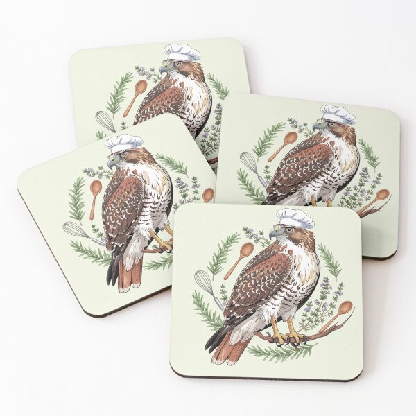 Item preview, Chef Hawk Culinary Wildlife Art designed and sold by BirdsnStuff.