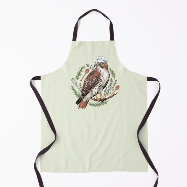 Item preview, Chef Hawk Culinary Wildlife Art designed and sold by BirdsnStuff.