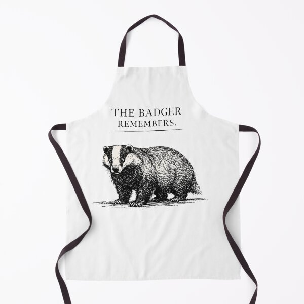 Item preview, The Badger Remembers – Minimalist Woodland Animal Design designed and sold by bazstees54.