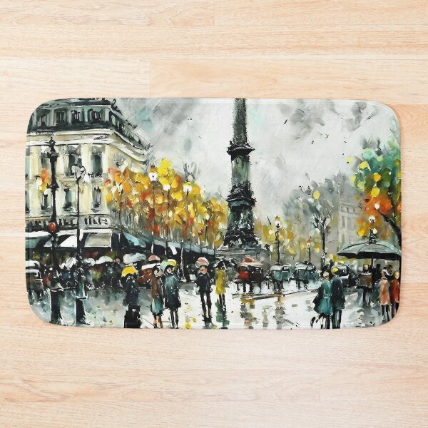 Item preview, La Châtelet: Parisian Streets Alive with Carriages - 10 designed and sold by artdesignsnow.