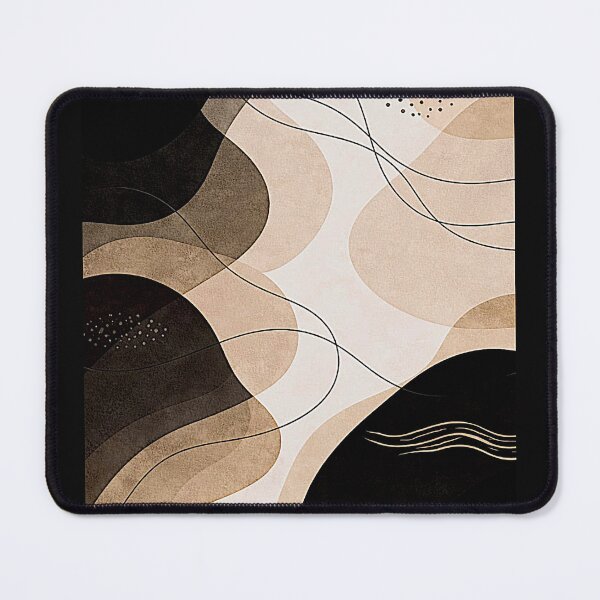 Item preview, BLACK MODERN ORGANIC FLOW designed and sold by harshartsz.
