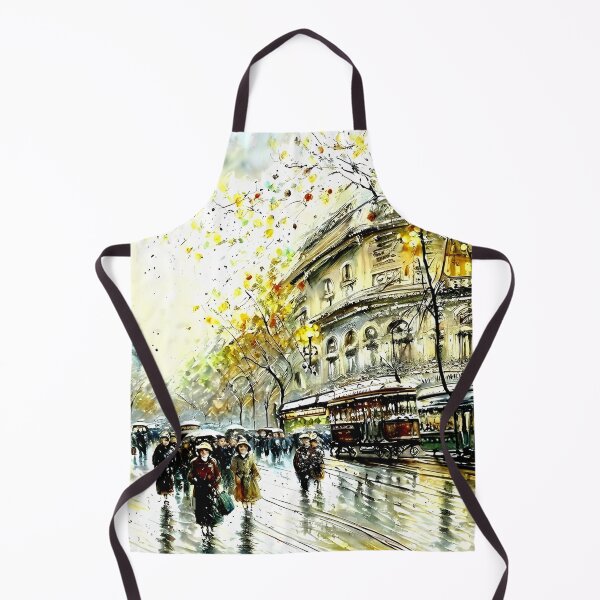 Item preview, La Châtelet: Parisian Streets Alive with Carriages - 07 designed and sold by artdesignsnow.