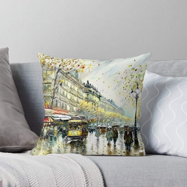 Item preview, La Châtelet: Parisian Streets Alive with Carriages - 05 designed and sold by artdesignsnow.