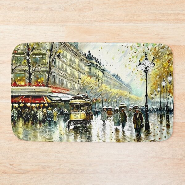 Item preview, La Châtelet: Parisian Streets Alive with Carriages - 05 designed and sold by artdesignsnow.