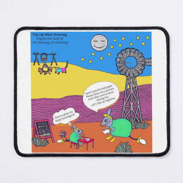 Item preview, Tidy Up After Drawing - It's Raining, It's Pouring designed and sold by tuneinwithamy.