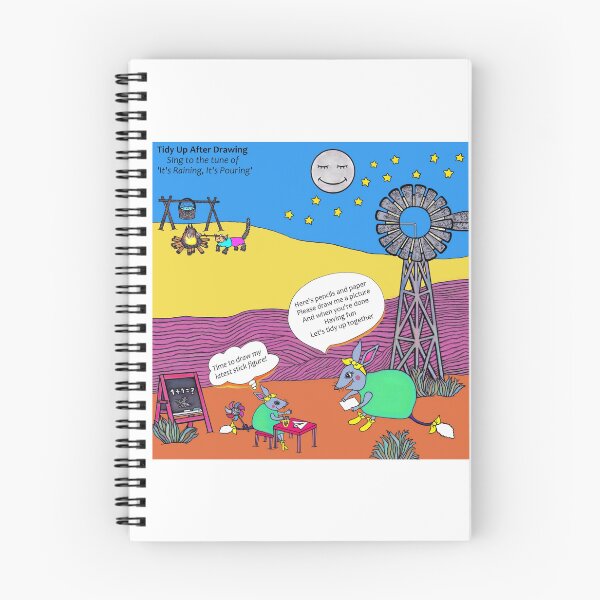 Item preview, Tidy Up After Drawing - It's Raining, It's Pouring designed and sold by tuneinwithamy.