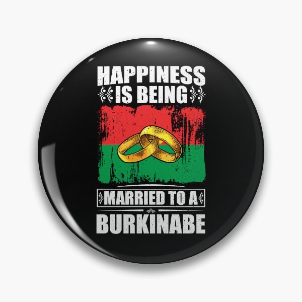 Item preview, Happiness Is Being Married To A Burkinabe designed and sold by GabbyKash.