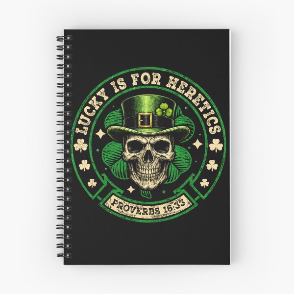 Item preview, Lucky is for Heretics Proverbs 16:33 designed and sold by MackenzieBin.