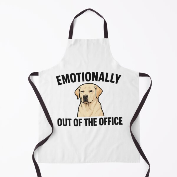 Item preview, Emotionally Out of the Office Funny Dog Lover Quote designed and sold by OwnYourMood.