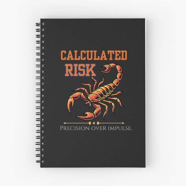 Item preview, Calculated Risk Scorpion – Luxury Minimal Strategic Mindset Black Tee Design designed and sold by AdicretorDesign.