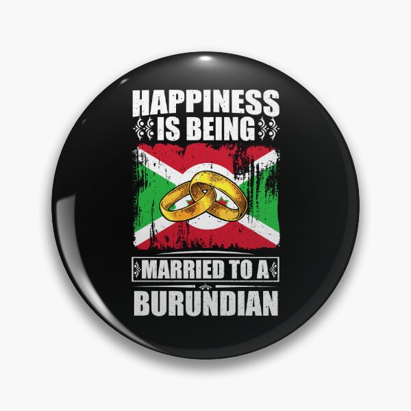 Item preview, Happiness Is Being Married To A Burundian  designed and sold by GabbyKash.